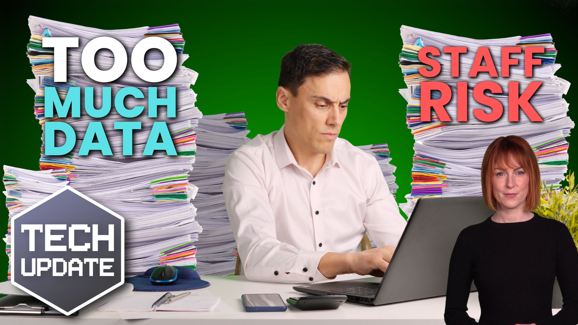 Half of staff have too much access to data Half of staff have too much access to data